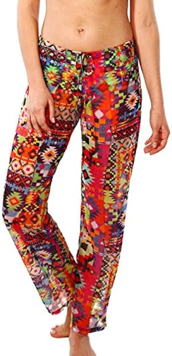 Pantalon multicolore femme Clearance