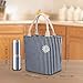 VARANO Insulated Lunch Bag Lunch Box for Women Reusable Lunch Tote Cooler Organizer Bag with Upgraded Leakproof Interior (Blue)