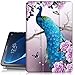 Galaxy Tab A 10.1 Case 2016 Released,PIXIU Lightweight Smart Folio Protective Case for Samsung Galaxy Tablet SM-T580/SM-T585 T587 (NO S Pen Version) Unique Floral Deisign