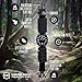 Survival Watch V3 | Ultimate Emergency Survival Gear | Perfect Gifts for Men - Features Military Grade Paracord, Compass, Whistle, & Fire Starter | Water Resistant | Adjustable Paracord Band | Black