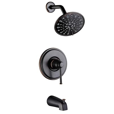 Buy Shower Faucet Set With Tub Spout Oil Rubbed Bronze Tub And Shower Trim Kit With 6 Spray Touch Clean Shower Head Bathroom Single Handle Tub And Shower System Rough In Valve Included Online In Indonesia B08c7hf43j