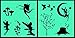 Fairy Faerie Stencil Pack - (2) 10