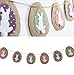SUNBEAUTY 2.2m Easter Rabbit Eggs Natural Burlap Bunting Banner for Easter Decoration Holiday Party Garland (Rabbit)