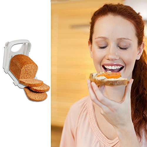 Bread Cutter Bread Slicer Toast Bread Slicer Manual Bread Slicer Bread Cutter for Homemade Bread Slicer Guide Bread Cutter Adjustable Toast Slicer Foldable Bread Slicer by MSART