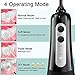 Water Flossers for Teeth - Cordless Portable 300ML Water Flosser Teeth Cleaner with DIY Mode, Rechargeable IPX7 Waterproof Water Dental Pick Oral Irrigator for Braces, 4 Modes, 4 Jet for Home & Travel