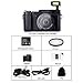 Digital Camera Camcorder Full HD Video Camera 1080p 24.0MP 3.0 Inch 180 Degree Rotatable Screen with Camera Bag and Retractable Flashlight