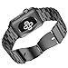 Hontao Stainless Steel Band for Apple Watch 42mm, Metal Link Replacement Strap for iWatch Series 3/2/1 (black 42mm - 3 pointers)