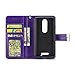 Motorola Droid Turbo 2 Case - IZENGATE [Classic Series] Wallet Cover PU Leather Flip Folio with Stand (Purple)