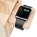 MobileVision Slim Bamboo Charging Station & Compatible Adapter for Apple Watch Multi Device Organizer, Smartphones, Tablets, Laptops & More