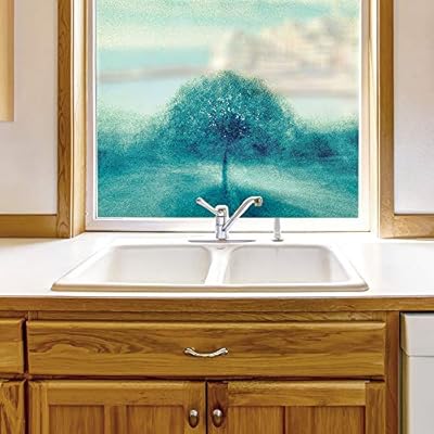 wall26 Window Film for Privacy Hazy Large Decorative...
