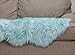 Chanasya Super Soft Faux Fur Fake Sheepskin Blue Sofa Couch Stool Casper Vanity Chair Cover Rug/Solid Shaggy Area Rugs for Living Bedroom Floor - Turquoise 2ftx3ft