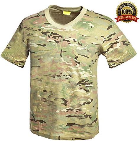 Sharktical Army Camo Camouflage Military T Shirts in Mens Sizes: XS-XXL