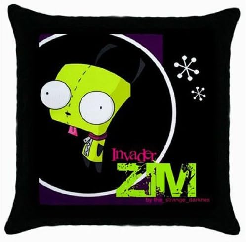 Invader Zim Custom Zippered Throw Pillow Case Cushion Cover 18x18 (two sides print)