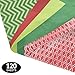 Note Card Cafe Christmas Tissue Paper Set | 120 Holiday Gift Wrapping Sheets | 14 x 20 in | Modern Christmas Designs and Solid Colors | for Arts, Crafts, Gifts, DIY, Gift Wrapping…
