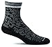 Sockwell Women's Plantar Relief Cush Crew Sock, Black - M/L