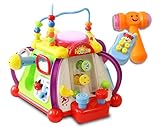ToyThrill 15 Game Baby Activity Play Center – Happy Small World Fun Child Development Toy with Sounds, Lights, Music and More