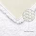 NORCHO Soft Microfiber Non-Slip Rubber Luxury Area Rug for Livingroom Bedroom Bathroom Decor Machine Washable 2.6 x 3.9ft /80 x 120cm White