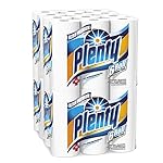 Plenty Ultra Premium Full Sheet Paper Towels, White, 24 Total Rolls