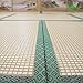 j-beauty Japanese Square Tatami Mat,2inch Thickness (30cm x 30cm)