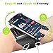 VUP Detachable Running Armband, 360 Rotatable Cell Phone Holder for iPhone Xs Max XR X 6 6S 7 8 Plus, Galaxy S9 S10 Note 9, Pixel 2/3 XL 3a, OnePlus 6T Workout Exercise Sport Fitness Jogging Arm Band