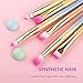 Docolor Makeup Brushes 6Pcs Fantasy Brush Set Eyeshadow Concealer Eyeliner Brow Blending Brush Kits
