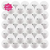 KEVENZ 50-Pack 3-Star 40mm Orange Table Tennis Balls,Advanced Training Ping Pong Balls (Practice ping-Pong Ball)