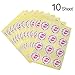 Original Design 120PCS Baby Shower Stickers,Thanks for Showering US,1.5inch Girl Boy & Gender Neutral Round Shower Stickers