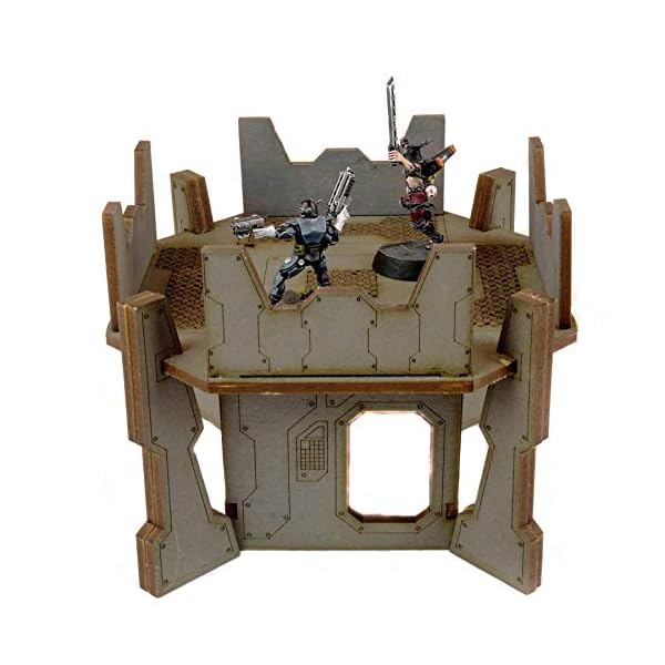 War World Gaming Industry of War Feuerstellung Turm - 28mm Sci-Fi Wargaming Tabletop Spiele Gelände Modellbau Modell…