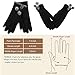 Women Touch Screen Gloves Fleece Lined Winter Warm Thick Fashion Black Texting