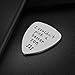 Son Gifts from Mom Dad - Stainless Steel I Couldn't Pick A Better Son Guitar Pick Jewelry Musician Gifts, Unique Birthday Gift for Son from Mother and Father