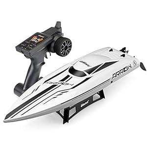 UDI RC Arrow 25″ Brushless RC Racing Boat 30mph High Speed Electronic Remote Control Boat for Adults Kids