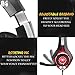 Beexcellent PS4 Xbox One Gaming Headset【2019 New】 PC Mac Stereo Headphone with【Anti-Noise Flexible Mic】 Polished Sturdy Shell, Enhanced Comfortable Earmuff-Redthumb 3