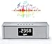 Portable Wireless Premium Stereo Speaker, Bluetooth 4.0, Alarm Clock, FM Radio, with LED Display, Powerful Sound 10W Drivers, Handsfree Calling, Micro TF SD Card & USB & AUX-In Slots for Smart Phone