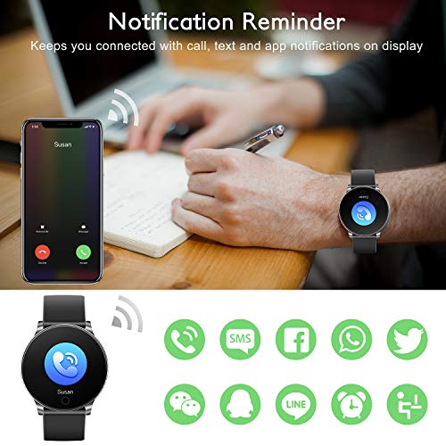 NEEKFOX Fitness Tracker, Activity Tracker with Heart Rate Monitor Sleep Tracking, Waterproof IP67 Smart Pedometer Watch with Step Calorie Counter, Running Sports Watch Bracelet for Children Women Men - Thumbnail 5