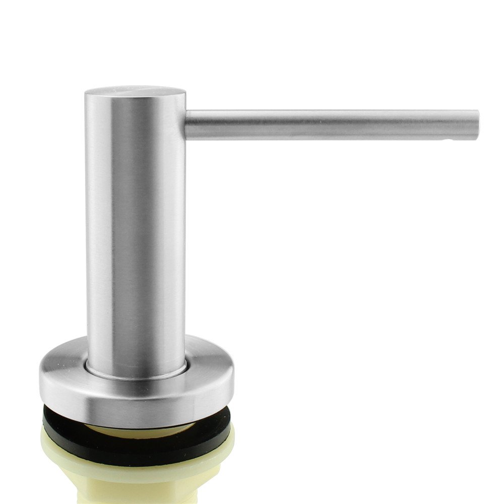 Seafulee Sink Soap Dispenser Solid Heavy Modern Stainless Steel Brushed