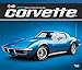 Corvette 2020 12 x 14 Inch Monthly Deluxe Wall Calendar with Foil Stamped Cover, Chevrolet Motor Mus by
