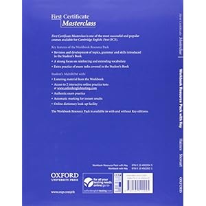 First Certificate Masterclass: Workbook Resource Pack with Key