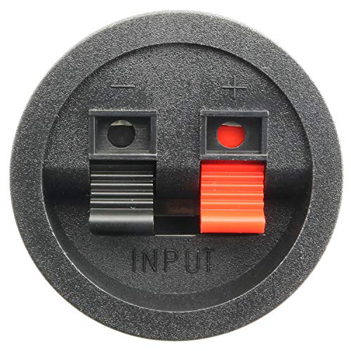Magic&shell 5 PCS Audiopipe Round Pressfit Terminal Wire Cup Connector Speaker Box Subwoofer 2 Round Power Terminal Plates - Thumbnail 5