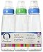 erber First Essential Clear View BPA-Free Plastic Nurser With Silicone Nipple, 9 Ounce, 3 Pack - Assorted Colors