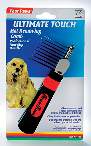 Four Paws Ultimate Touch  Professional Dog Grooming Mat Removing Comb