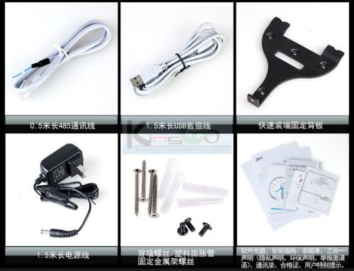 image for Tekit Biometric Fingerprint Attendance Time Clock+ WIFI +TCP/IP +USB, 