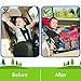 Kids Travel Tray - With FREE Crayons + Printable Childrens Activity Book. Small Portable Lap Accessory Organizer for Baby, Infant, Toddler to Play, Draw, Snack in Car Seat, Airplane, Bus, Stroller