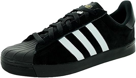 Amazon.com | adidas Men's Superstar Vulc Adv Black/ftwwht/Black Skate Shoe | Fashion Sneakers