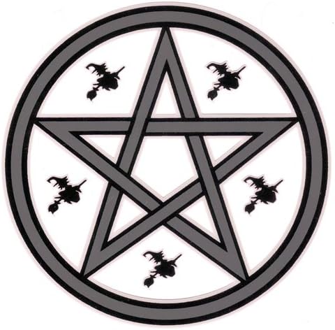 Witch Pentagram - Car Sticker - PWD33