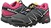 Salomon Women's Speedcross Vario W Trail Running Shoe, Black/Hot Pink/Dark Cloud, 7 B US
