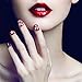 CICI&SISI Nail Art Stamping Plates Kit Love Valentine's Day Set Plate Manicure Template 4 Pieces-Love