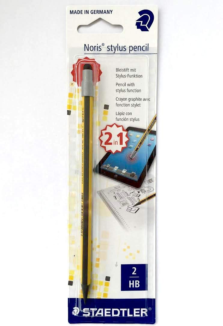 STAEDTLER WOPEX NORIS STYLUS PENCIL 2 IN 1 PENCIL WITH STYLUS