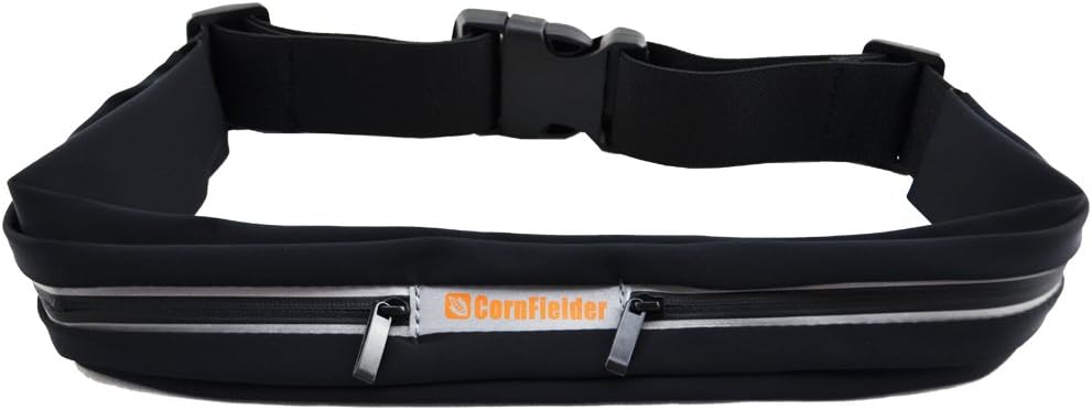 Cornfielder Waterproof Exercise Runners Belt with Expandable Storage Pocket