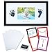 Baby Handprint and Footprint Frame, Best Baby Shower or Keepsake Personalized Gift, Lifetime Warranty, Safe Ink Pad, New Baby Decorations For Room Wall Or Nursery, Largest Baby Print Frame Kit