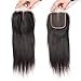 West Kiss Hair Straight Brazilian Virgin Human Hair 4x4 Lace Closure No Bleached Knots